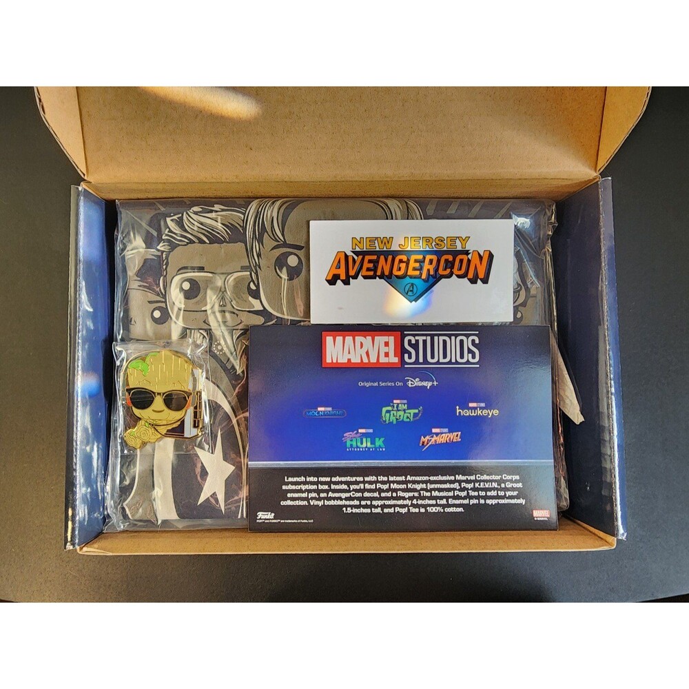 NEW Funko Pop Disney + 2.0 Marvel Collector Corps Box Size XL